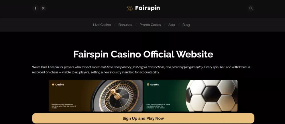 Fairspin Casino Willkommensbonus 450% + 140 Freispiele