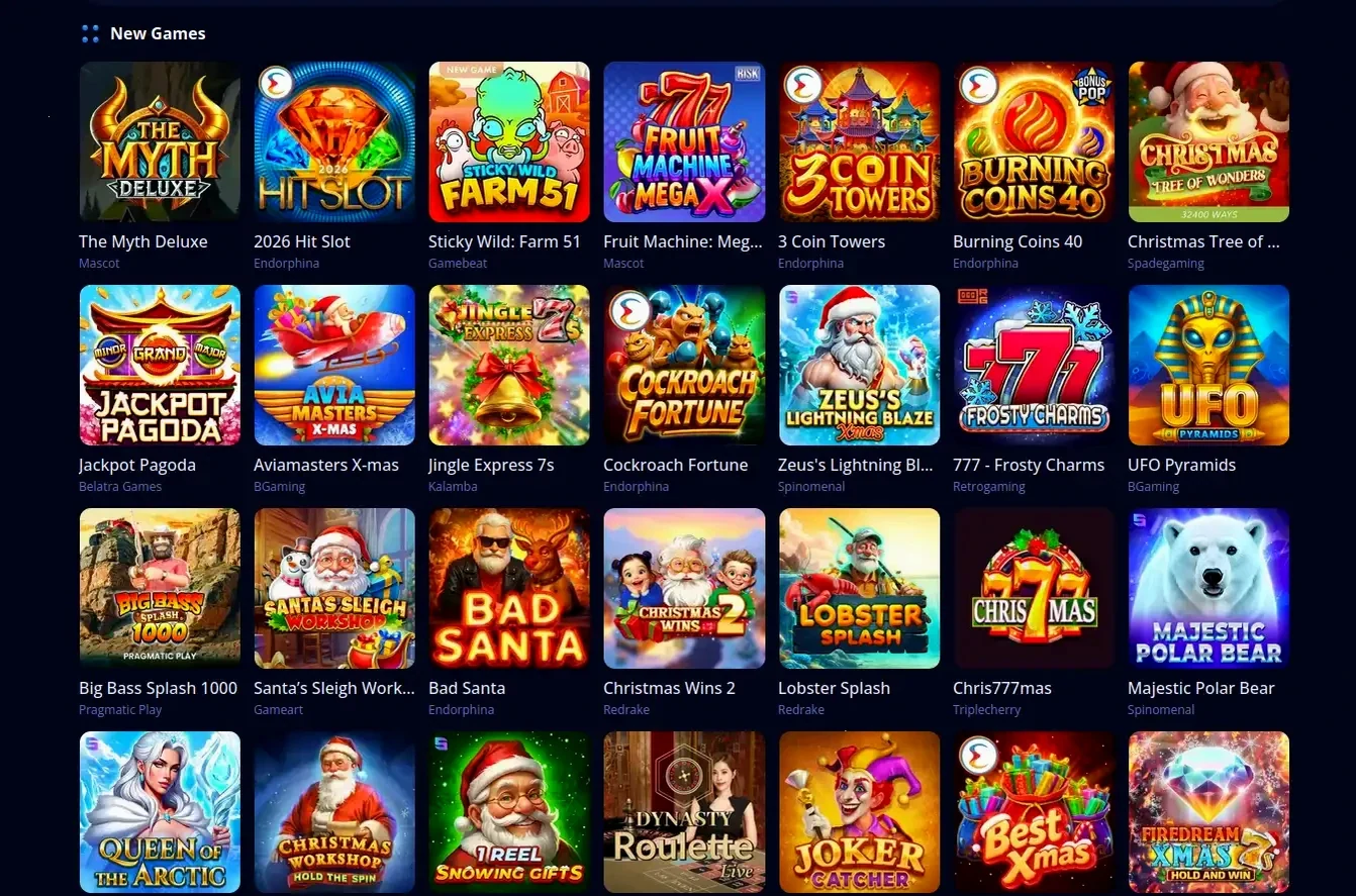 Fairspin Casino Bonus und Spiele